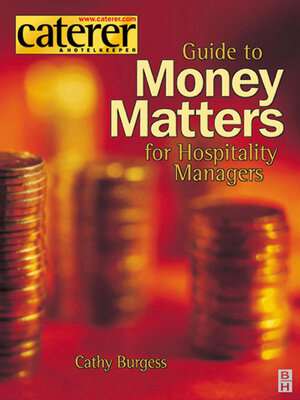 cover image of Money Matters for Hospitality Managers